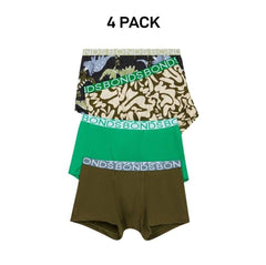 Bonds Boys Trunk Supportive Pouch with Comfy Coverage and Elastic 4 Pack UWCF4A
