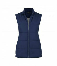 NNT Womens Ladies Puffer Vest Sleeveless Water Resistant Zip Front CAT749