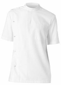 NNT Unisex Adults Neatron Stud Front Jacket Chef White Classic Fit Work CATP2H