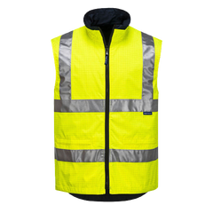 Portwest Antistatic Reversible Vest Reflective Taped Safety Work MA230