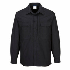 Portwest Utility Stretch Long Sleeve Shirt Breathability Casual Polo MS106