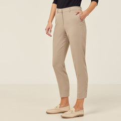 NNT Womens Crepe Stretch Lightweight  Classic High Waist Cropped Pant CAT3YC
