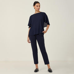 NNT Womens 2 Pack Georgie Lightweight Wrinkle Resistant Cape Blouse CATUKD