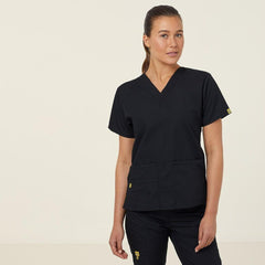 NNT Womens 2 Pack Wonderwink Origins V Neckline Comfy Scrub Top Bravo CATU66
