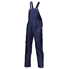 DNC Workwear Mens Cotton Drill Bib And Brace Overall Comfortable  Work 3111