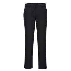 Portwest Stretch Slim Chino Pants Reflective Black Slim Fit Comfy Pant S232