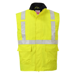 Portwest Bizflame Rain Hi-Vis Antistatic FR Bodywarmer Lightweight Safety S776