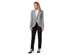 NNT Womens Formal Blazer Half Lined 1 Button Linen Look Jacket  Business CAT1E9