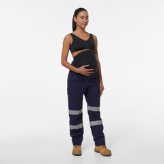 KingGee Womens Safety WorkCool Maternity Reflective Bio Motion Pant K43007