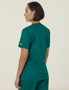 NNT Uniform Womens Next Gen Antibacterial Florence Scrub Top V Neck Nurse CATULM