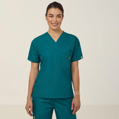 NNT Unisex Wonderwink 4 Pack Origins Pocket V Neck Scrub Top Alpha CATRE4