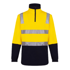 Portwest Cotton Brush Fleece Jumper with Tape Reflective Safety MF615