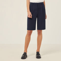 NNT Womens Crepe Lightweight Comfy Stretch Relaxed Knee Length Short CAT3YE