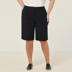 NNT Womens Crepe Lightweight Comfy Stretch Relaxed Knee Length Short CAT3YE