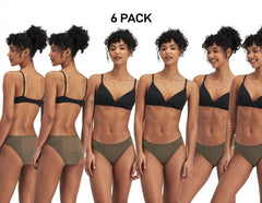 Bonds Womens Bloody Comfy Period Bikini Heavy Extra Protect Undies 6 Pack WTGNA