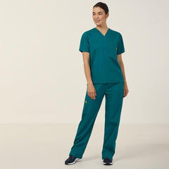 NNT Unisex Wonderwink 4 Pack Origins Pocket V Neck Scrub Top Alpha CATRE4