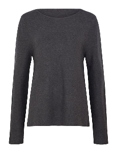 NNT Womens 100% Cotton Womens Textured Box Knit Jumper Long Sleeve CAT5CB