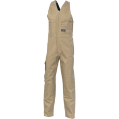 DNC Workwear Mens Cotton Drill Action Back Overall Comfortable Work 3121