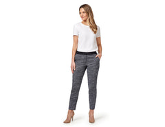 NNT Women Slim line Pant Slim Fit Stretch Comfort Doby Textured Tweed CAT3SF