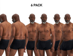 Bonds Mens Damn Dry Trunk Stay Dry Extra Support and Leak Protection 6 Pack MWHU