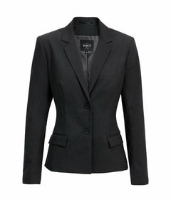 NNT Womens Formal Stretch Wool Blend 2 Button Mid Length Jacket Business CAT1BA