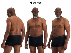 Bonds Mens Damn Dry Trunk Stay Dry Extra Support and Leak Protection 3 Pack MWHU