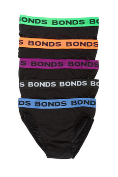 Bonds Mens Hipster Brief Super Soft Branded Elastic Waistband 10 Pack M8DMTX
