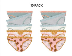 Bonds Girls Bikini Soft and Stretchy Perfect Everyday Coverage 10 Pack UWNV5A
