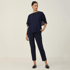 NNT Womens 2 Pack Georgie Lightweight Wrinkle Resistant Cape Blouse CATUKD