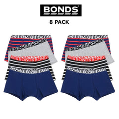 Bonds Boys Trunk Supportive Pouch with Comfy Coverage 8 Pack UWCF4A X79