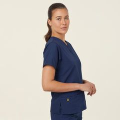 NNT Womens 4 Pack Wonderwink Origins V Neckline Comfy Scrub Top Bravo CATU66