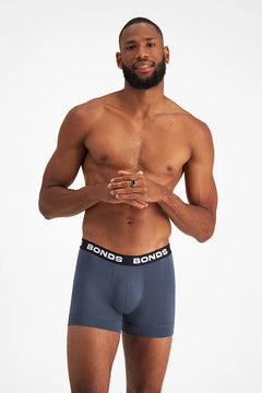 Bonds Mens Total Package Trunk Soft and Breathable Viscose Bamboo 3 Pack MWK83A