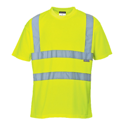 Portwest Hi-Vis T-Shirt 2 Tone Lightweight Reflective Tape Work Safety S478