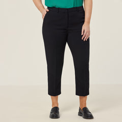 NNT Womens Crepe Stretch Lightweight  Classic High Waist Cropped Pant CAT3YC