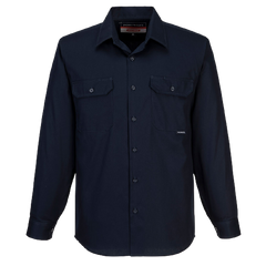 Portwest Adelaide Shirt, Long Sleeve, Regular Weight Button Front Closure MS903