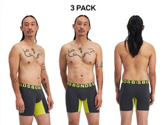 Bonds Mens Chafe Off Trunk Inner Thigh Panel Comfort & Friction Free 3 Pack MWB6