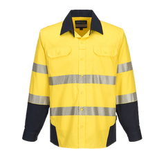 Portwest PW3 Shirt 2 Tone Lightweight Reflective Tape Work Safety PW372