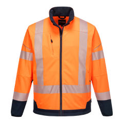 Portwest PW3 Hi-Vis Contrast Softshell (3L) 2 Tone Reflective Work Safety T404