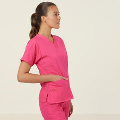 NNT Womens 2 Pack Wonderwink Origins V Neckline Comfy Scrub Top Bravo CATU66