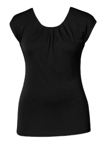 NNT Womens Discontinued Matt Jersey Extended Sleeve T-Top Pleated Blouse CAT4BF