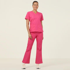 NNT Womens 2 Pack Wonderwink Origins V Neckline Comfy Scrub Top Bravo CATU66