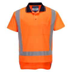 Portwest TTMC Short Sleeved Polo Lightweight Reflective Work Safety TM311