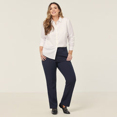 NNT Womens Crepe Lightweight Stretch Comfort Classic Straight Leg Pant CAT3YD