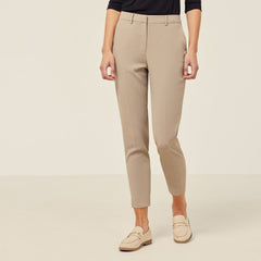 NNT Womens Crepe Stretch Lightweight  Classic High Waist Cropped Pant CAT3YC