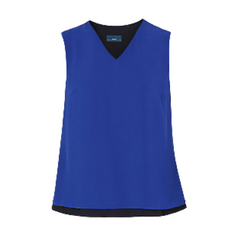 NNT Womens Discontinued Soft Georgette S/L V Neck Layrd BLS Sleeveless CAT9XB
