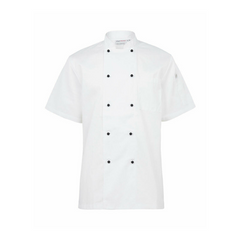 NNT Unisex Adult Chef Jacket Short Sleeve Macquarie Poly Cotton Work CATP5J