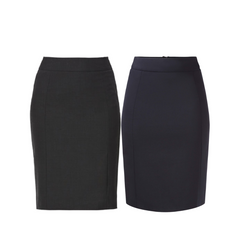 NNT Womens Business Stretch Wool Blend Panel Pencil Skirt Wool Blend  CAT2MG