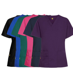 NNT Womens Bravo Scrub Top Relaxed Style Fit Work Nursing Hospital CATU66