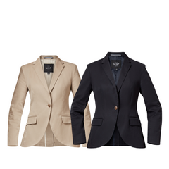 NNT Womens Half Lined Cotton Business Blazer Sleeve Lining Tailored Fit CAT1FF