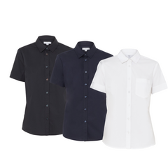 NNT Women Avignon Short Sleeve Slim Shirt Casual Comfortable Business CATUK8